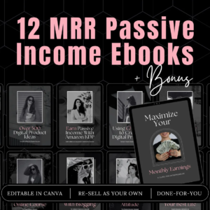 Passive Income Blueprint Vault | MRR & PLR eBook Bundle for Digital Profits