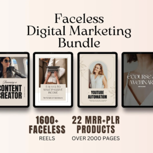Faceless Digital Entrepreneur Vault | 26 MRR Products to Resell for Profit