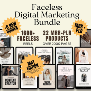 Faceless Digital Entrepreneur Vault | 26 MRR Products to Resell for Profit