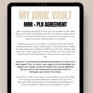 Faceless Digital Entrepreneur Vault | 26 MRR Products to Resell for Profit