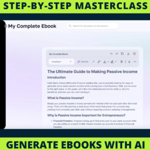 Create • Publish • Profit: The AI eBook Masterclass | PLR & MRR Rights
