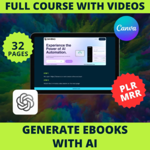 Create • Publish • Profit: The AI eBook Masterclass | PLR & MRR Rights