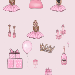 50 Aesthetic Pink Viral Carousel Instagram Stickers
