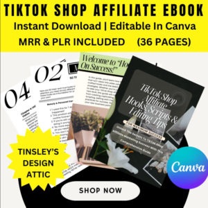 TikTok Shop Affiliate Profit System | High-Impact Hooks & Scripts with MRR + PLR